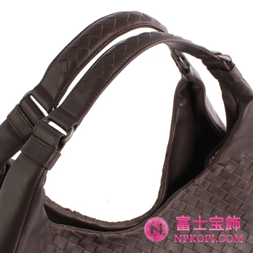 Bottega Veneta/ボッテガ・ヴェネタ  ラムスキン ショルダーバッグ ダークブラウン 125787V00162072